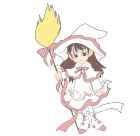 白い魔法使いの女の子