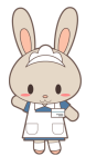 ウェイトレスうさぎ