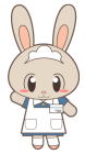 ウェイトレスうさぎ