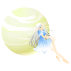 妖精と星線なし黄色系