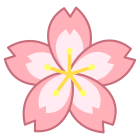 お花のマーク桜１A印刷用
