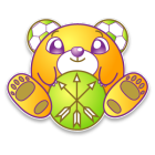 クマとサッカーと三本の矢のマーク12