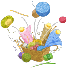 毛糸のイラスト印刷向け
