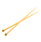 編み棒印刷向け