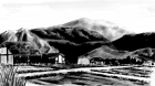 村の風景手描き手塗りアナログ風7 村の風景手描き手塗りアナログ風7