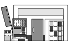 白黒イラスト0904お店のイラスト本屋