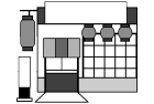 白黒イラスト0904お店のイラスト居酒屋