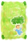 ポストカード0904手描き水彩風２