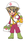 心をつなげてイラストカラー6