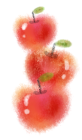 手描きタッチなゾりんご1