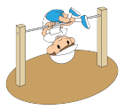 鉄棒逆上がり２