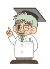 博士・ポーズ・指差し