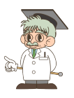 博士・ポーズ・後ろに組む