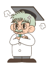 博士・ポーズ・怒る