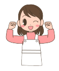 お母さん・主婦・ガッツポーズ