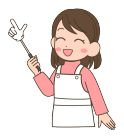 お母さん・主婦・指差し棒