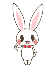 うさぎポーズ指差し うさぎポーズ指差し