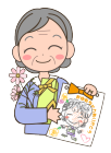 シニア・お祖母ちゃん・敬老の日 シニア・お祖母ちゃん・敬老の日
