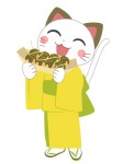 浴衣とたこ焼きと猫