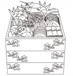 お正月素材＿お節料理