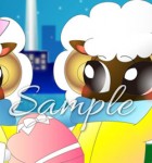 WEB漫画100様のTOPイラスト　2015年羊くんバージョン